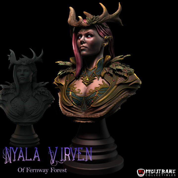 Nyala Virven, Elf Queen of the Forest bust (Pre-supported)'s Cover