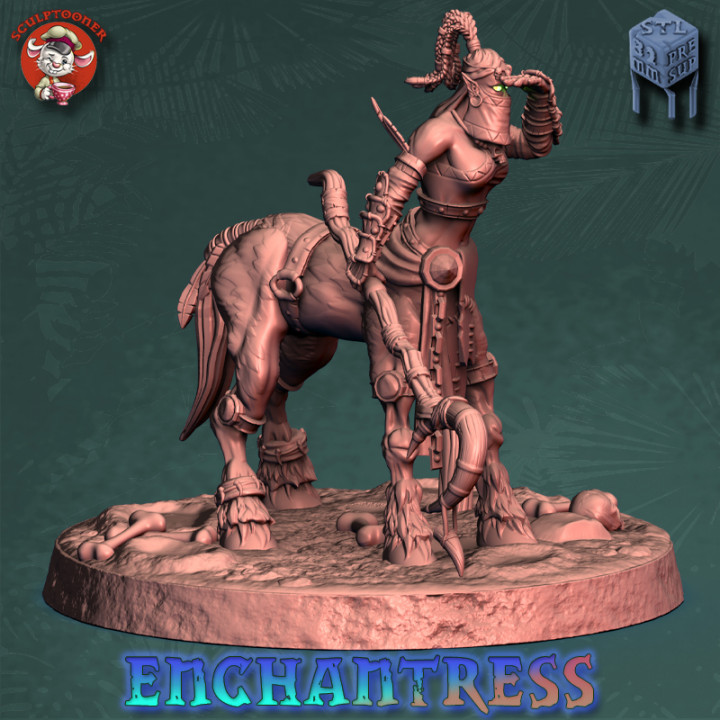 Centaur Enchantress - 32mm pre-supported miniature