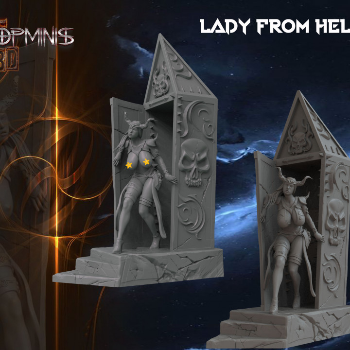 lady from hell WAR HAMMER TABLETOP
