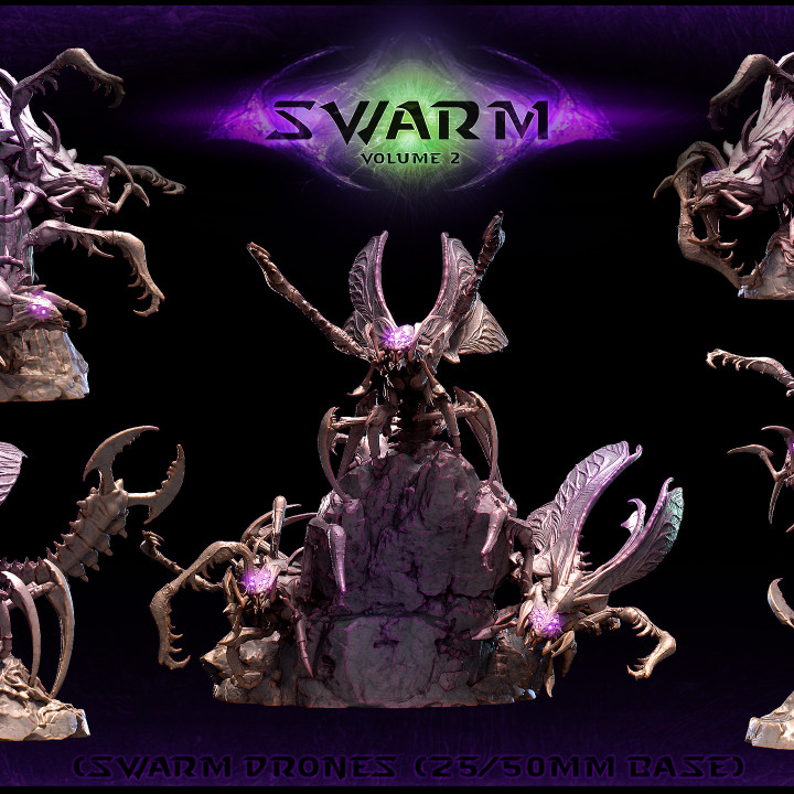 Swarm Drones (all 5 poses) image