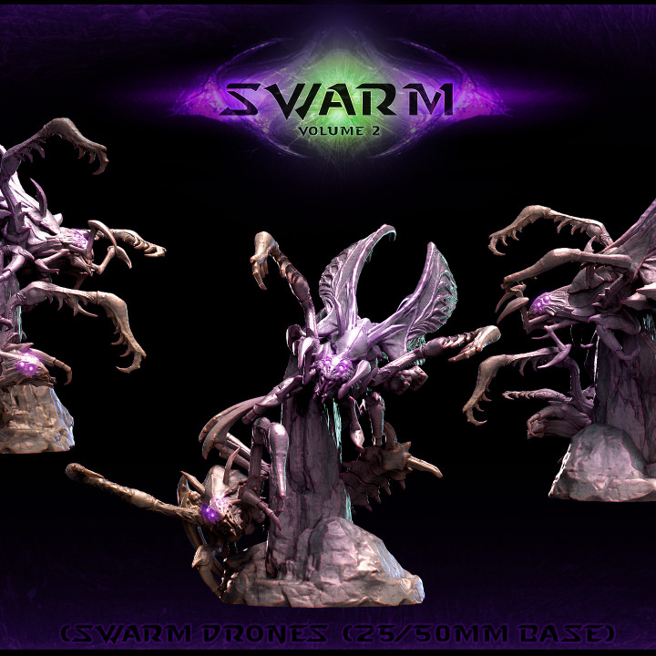 Swarm Drones (all 5 poses) image