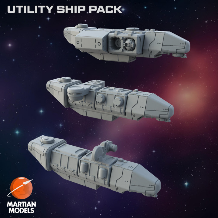 Descargar Hellas Shipyard Utility Ship Pack de Martian Models