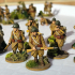 28mm french reserve infantry throwing grenades print image