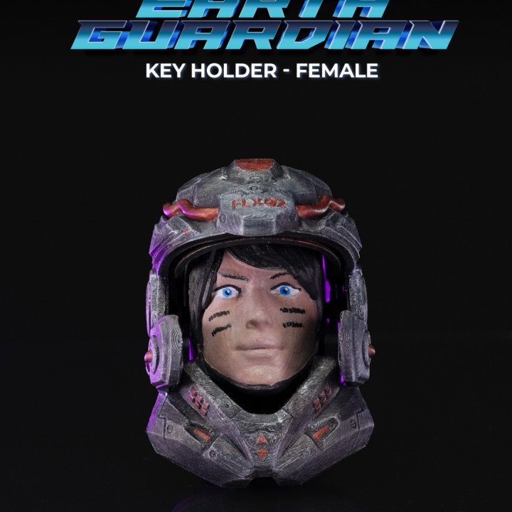 Earth Guardian Key Holder - Female image