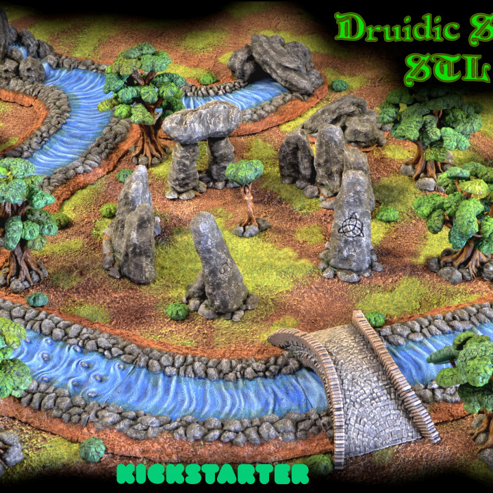 Druidic Settlement - Menhirs