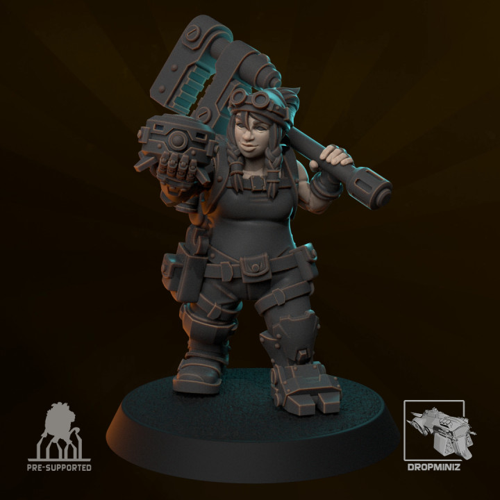 Sci-fi Dwarf Heroes Pack image