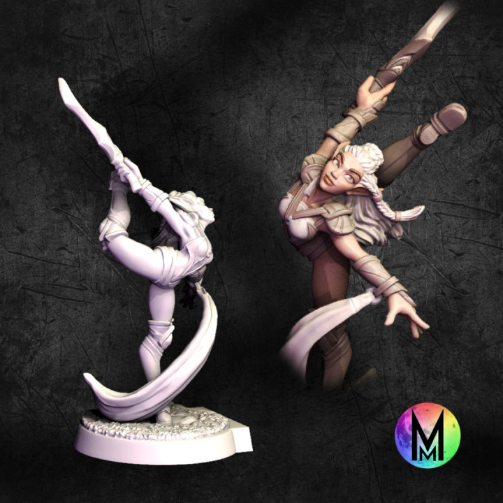 Female Elf Blade Dancer - Miriel the Blade Dancer  (Female Blade Dancer)