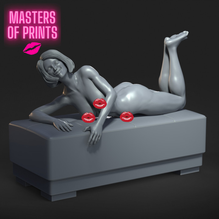sexy pose - NSFW - EROTIC MINIATURE 75 MM SCALE