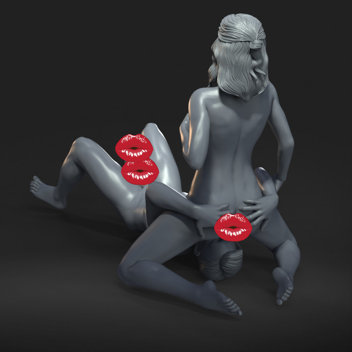 her pleasure - NSFW - EROTIC MINIATURE 75 MM SCALE