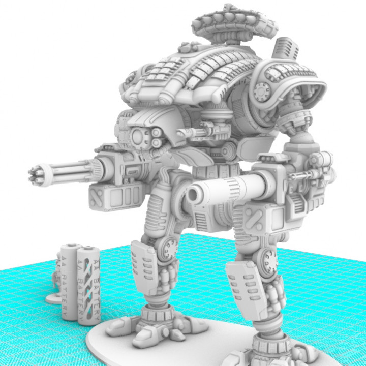 Project Quixote Free Battle Cannon and Gatling Weapon System