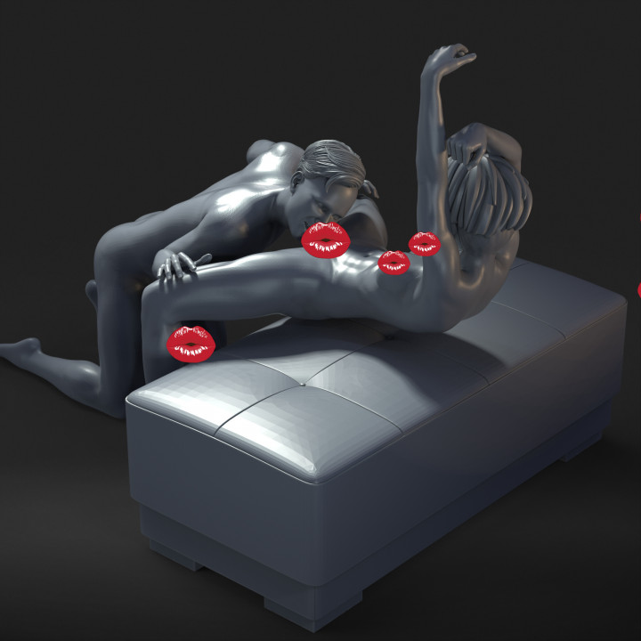 her pleasure - NSFW - EROTIC MINIATURE 75 MM SCALE