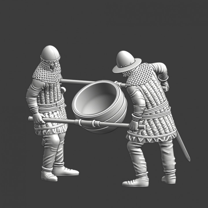 Medieval boiling oil team - Castle Defenders image