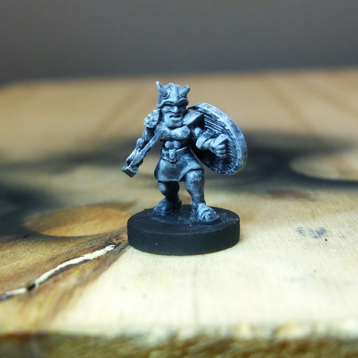 Rage Munchkin Barbarian (18mm Warrior) image