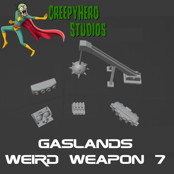 Gaslands Weird Weapon Seven Set