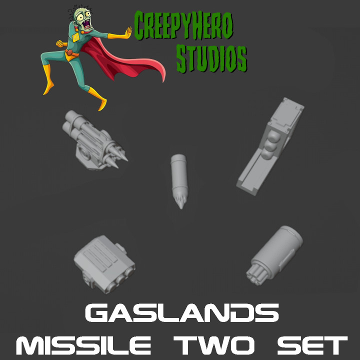 Gaslands Missile Two Set image