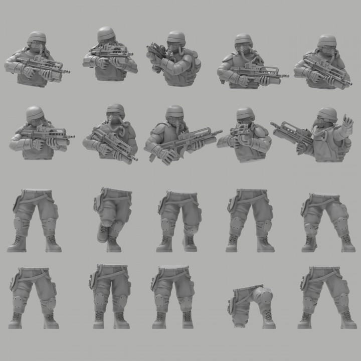 Assault Infantry w/ Rifles - Presupported image