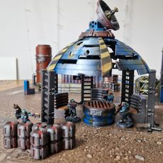 Picture of print of Sci-fi Crate and Fuel Barrel
