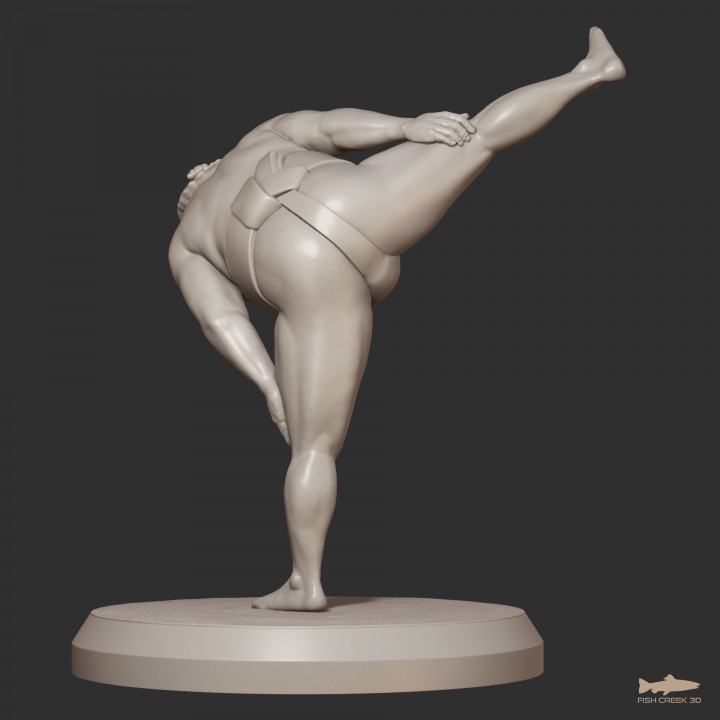 Shiko - Sumo Wrestler Miniature