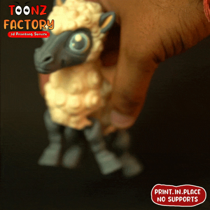 3D Printable Flexi Sheep & Goat Articulated by Toonz Factory