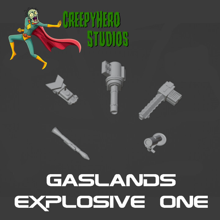 Gaslands Explosive Weapons One Set