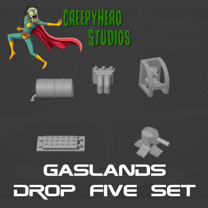 Gaslands Drop Weapon Five Set image
