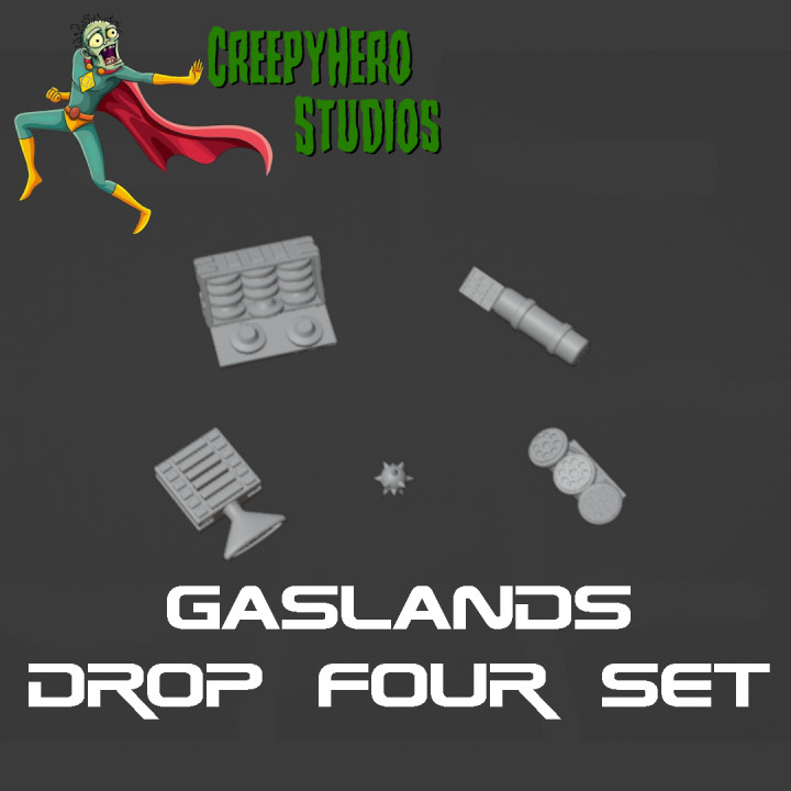 Gaslands Drop Weapon Four Set image