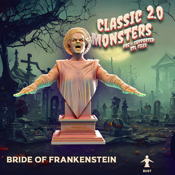 Frankenstein and online bride Bust