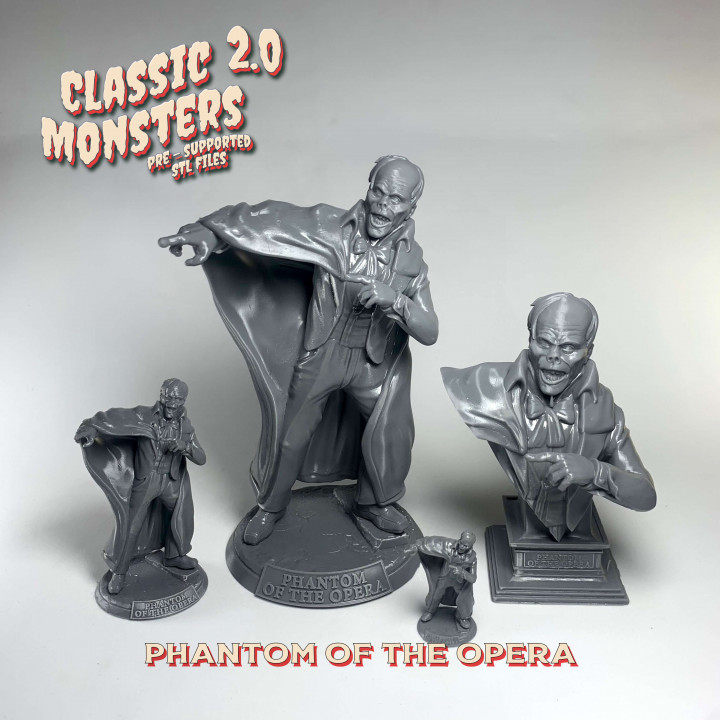 phantom of the opera + bust image