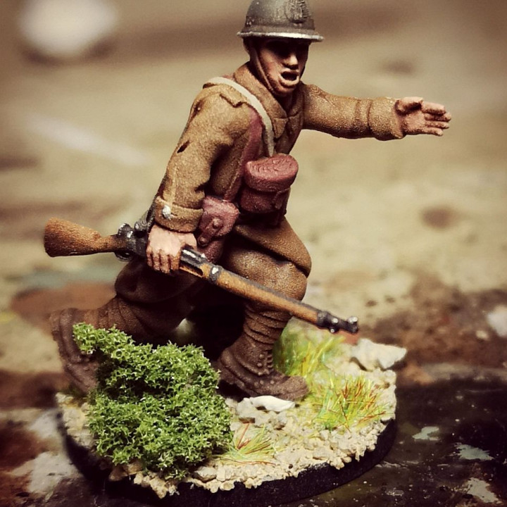 28mm french Officer and NCO image
