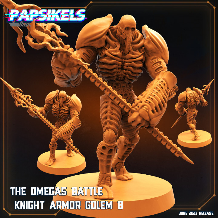 OMEGA BATTLE KNIGHT ARMOR GOLEM - B