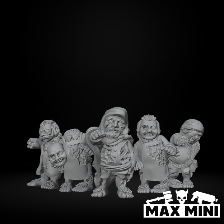 Halfling Undead Zombies Group 1 image