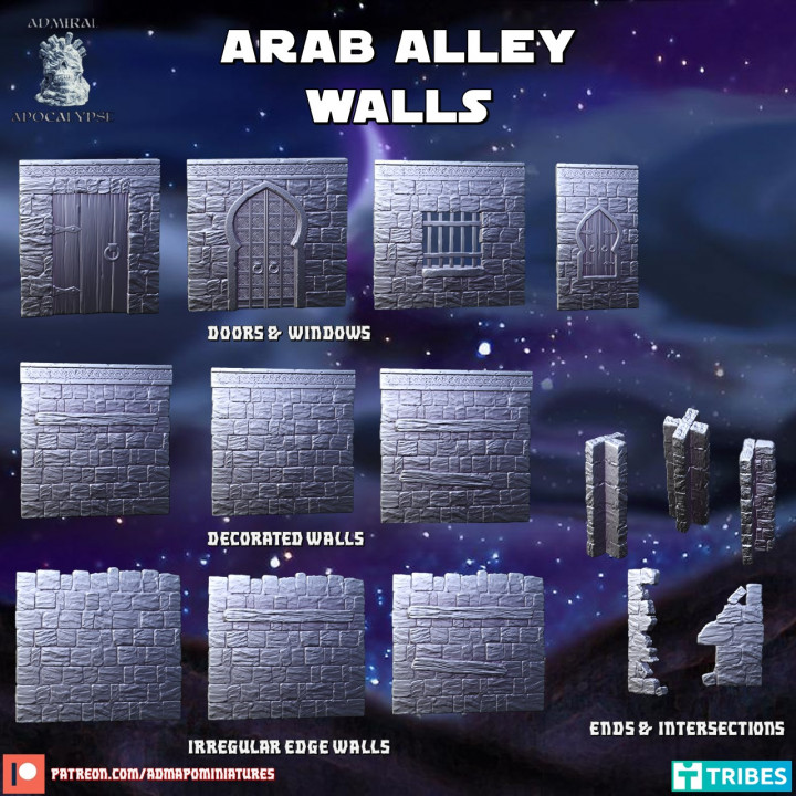 Arab Alley Walls (pre-supported) image
