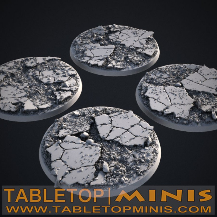 Cracked Earth 80mm Bases image