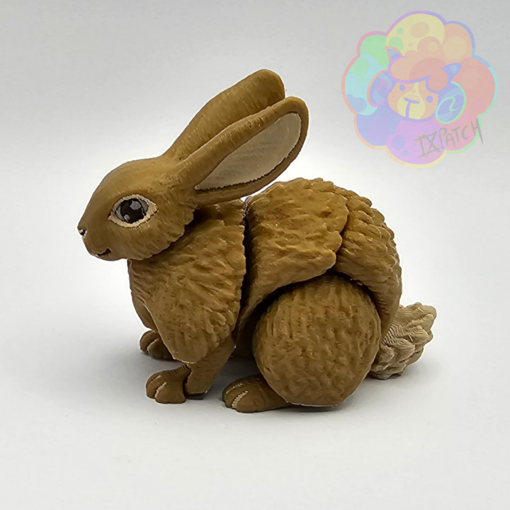 Bunny - Flexi Articulated Animal (print in place, no supports)