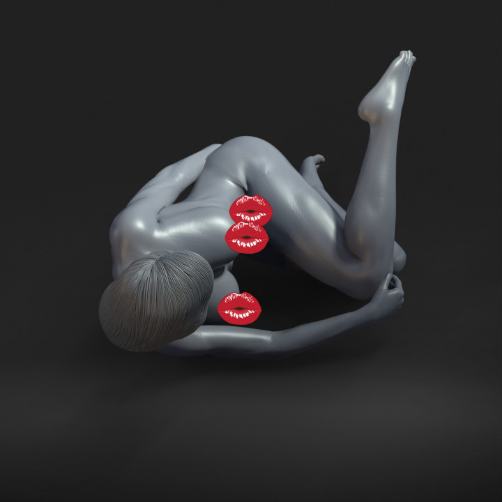 sexy pose - NSFW - EROTIC MINIATURE 75 MM SCALE