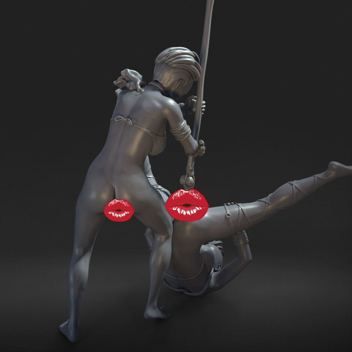 primitive love - NSFW - EROTIC MINIATURE 75 MM SCALE