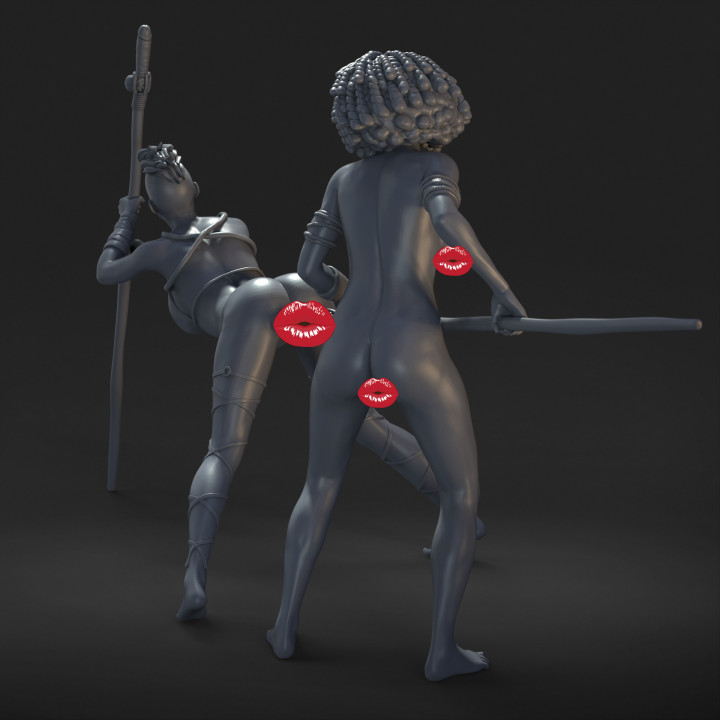 primitive love - NSFW - EROTIC MINIATURE 75 MM SCALE