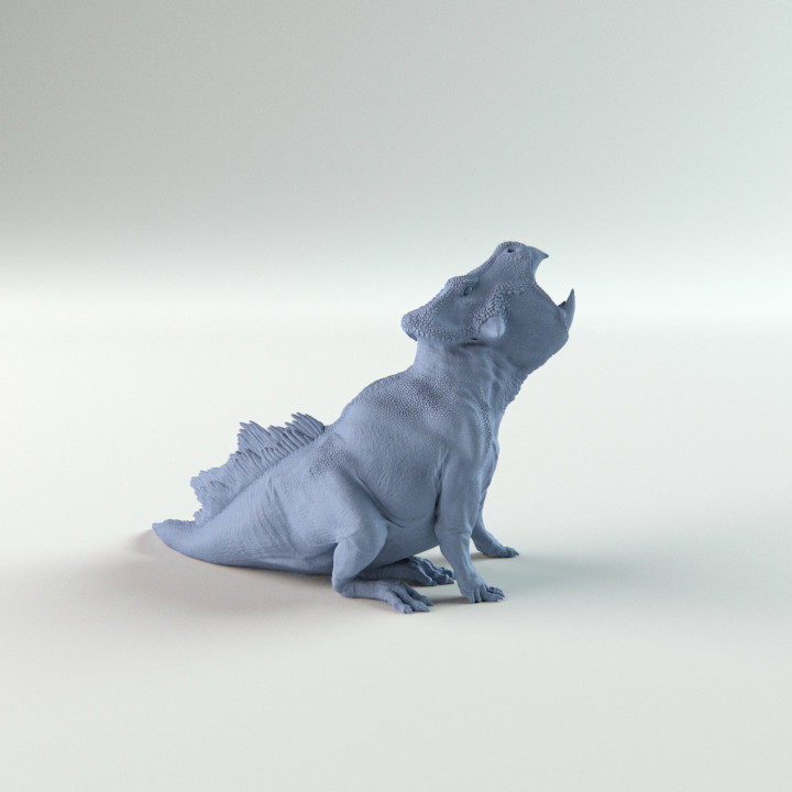 Leptoceratops call 1-35 scale pre-supported dinosaur