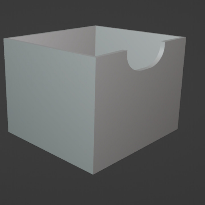 3D Printable Box Organizer Desk Office by Maria Belen Mendez