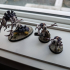 Space bug alien infantry lord print image