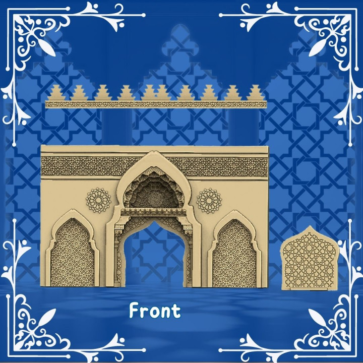 City Gate and Walls - Support-free - Arabian Nights image
