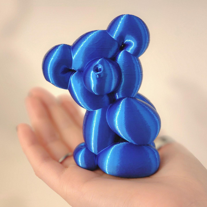 Bear Balloon Animal - Test Print