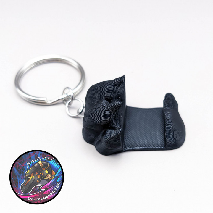 Dragon Paw Phone Holder Keychain