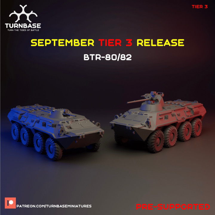 TurnBase Miniatures: Wargames - BTR-80/82 image