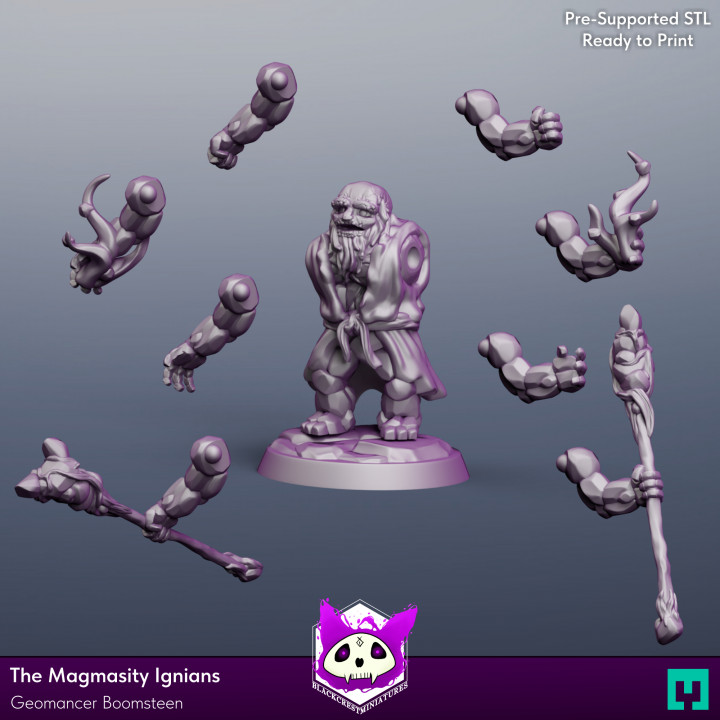 The Magmasity Ignians - Geomancer Boomsteen image