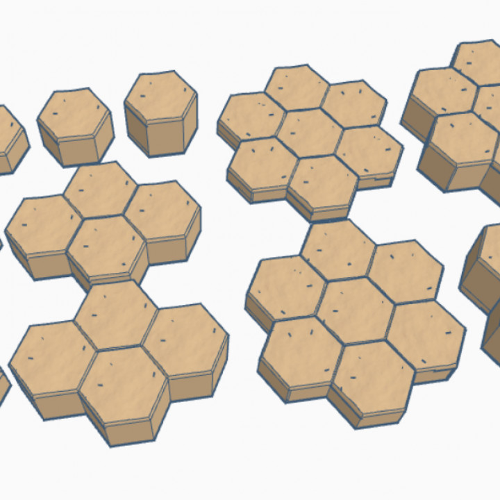 Hex Map Scale Hill Terrain Tile Set image