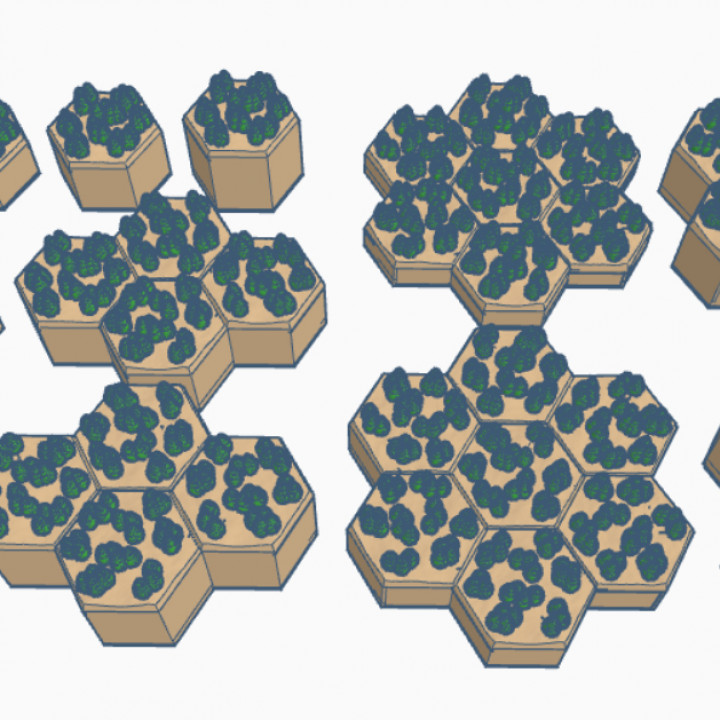 Heavy Woods Hill Hex Map Scale Set image