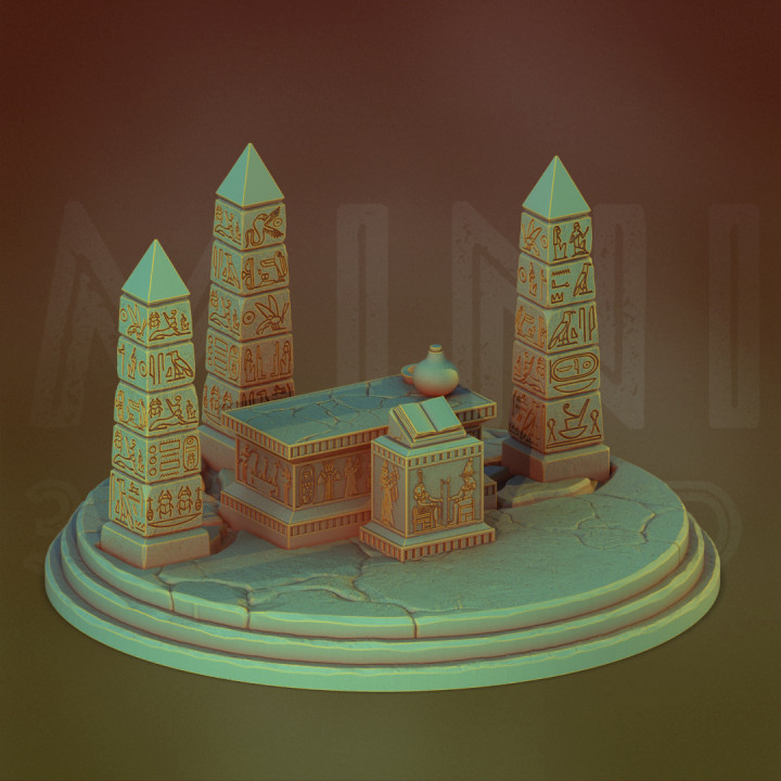 Ancient Egyptian Altar| A Mini 3D World image