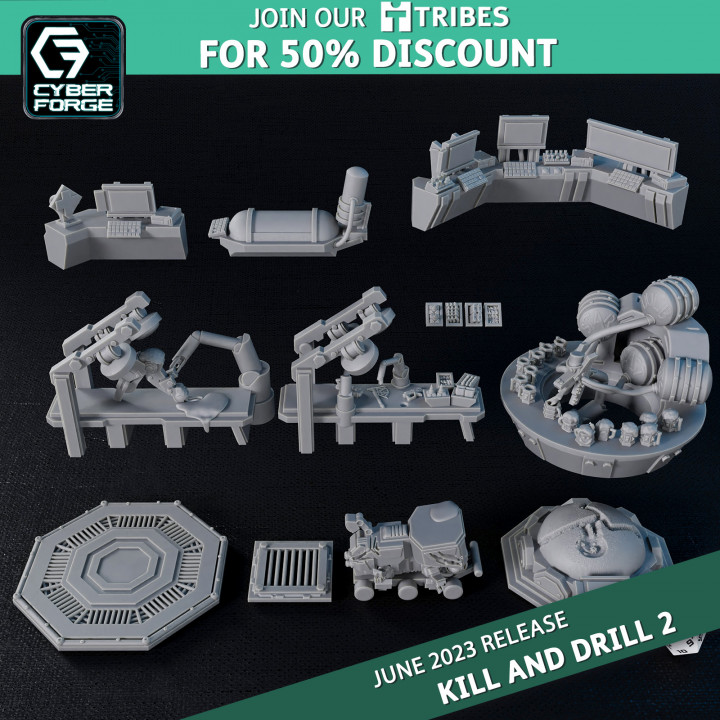 Cyberforge Kill and Drill Terrain