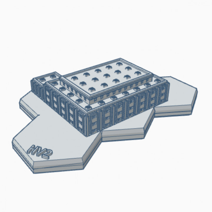 Manufacturing Plant Hex Map Scale